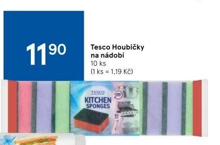 Houbičky na nádobí Tesco