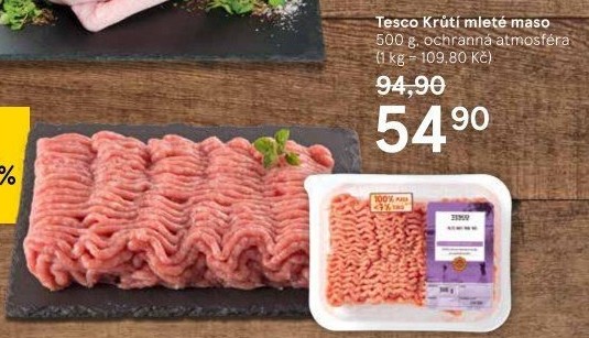 Krůtí mleté maso Tesco