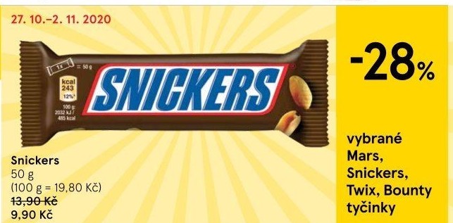Tyčinka Snickers