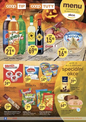 akční leták COOP 21.10.2020-3.11.2020