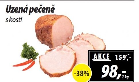 Uzená pečeně s kostí