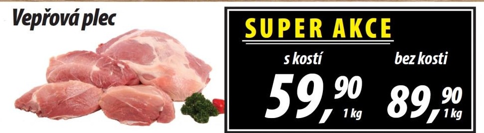 Vepřová plec s kostí