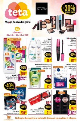 akční leták Teta drogerie 26.10.2020-9.11.2020