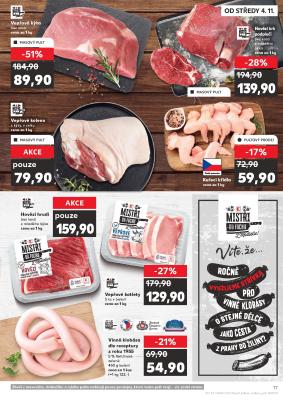 akční leták Kaufland 4.11.2020-10.11.2020