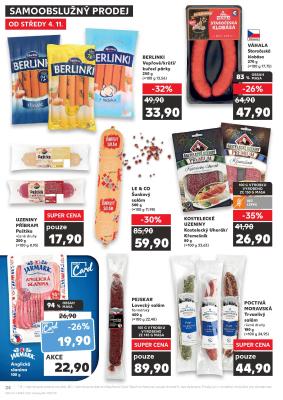 akční leták Kaufland 4.11.2020-10.11.2020