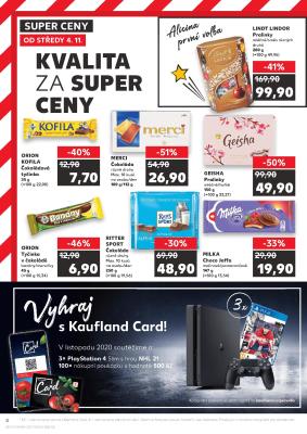 akční leták Kaufland 4.11.2020-10.11.2020