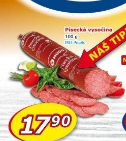 Salám Vysočina písecká Maso uzeniny Písek