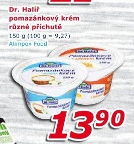 Krém pomazánkovýDr. Halíř