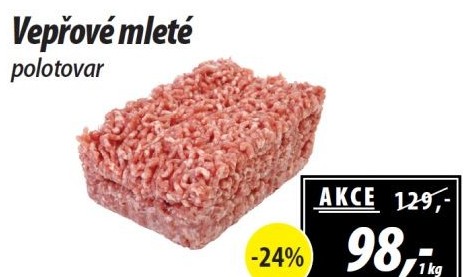 Maso mleté vepřové