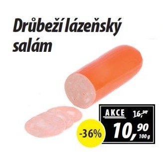 Salám drůbeží lázeňský