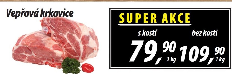 Vepřová krkovice s kostí