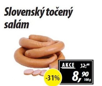 Salám slovenský točený