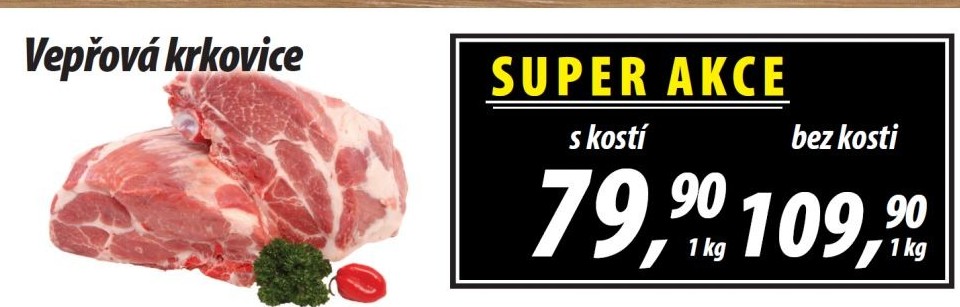 Vepřová krkovice s kostí