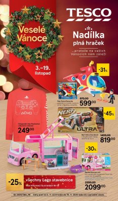 akční leták Tesco 3.11.2020-19.11.2020