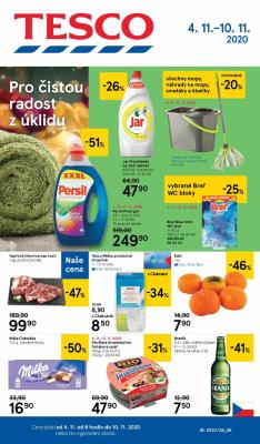 akční leták Tesco 4.11.2020-10.11.2020