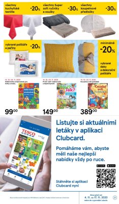 akční leták Tesco 4.11.2020-10.11.2020