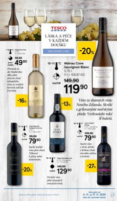 akční leták Tesco 4.11.2020-10.11.2020