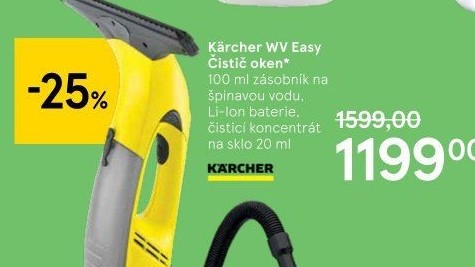 Aku čistič oken WV Easy Kärcher