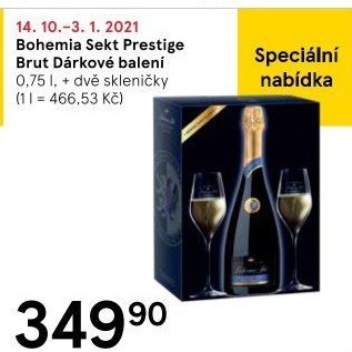 Bohemia Sekt Brut Prestige - dárkové balení