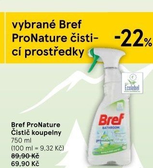 Čistič koupelen ProNature Bref