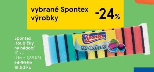 Houbička na nádobí Spontex