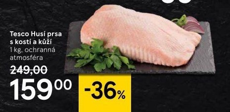 Husí prsa s kostí Tesco