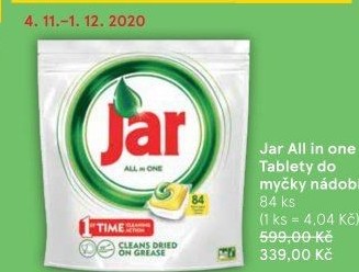 Kapsle do myčky All in 1 Jar