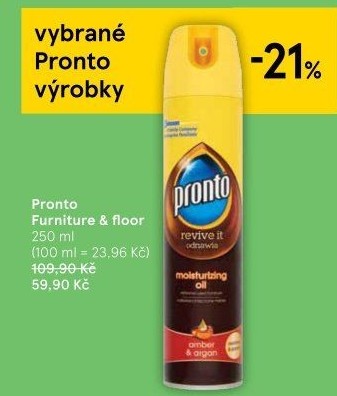 Olej na nábytek ve spreji Pronto