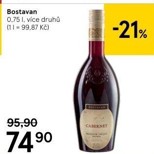 Víno Vinaria Bostavan