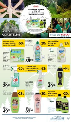 akční leták Tesco 4.11.2020-10.11.2020