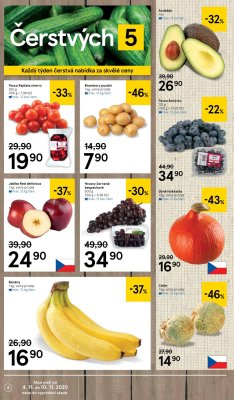akční leták Tesco 4.11.2020-10.11.2020