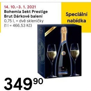 Bohemia Sekt Brut Prestige - dárkové balení