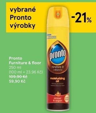 Olej na nábytek ve spreji Pronto