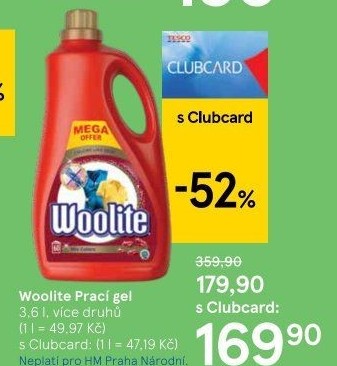Prací gel Woolite