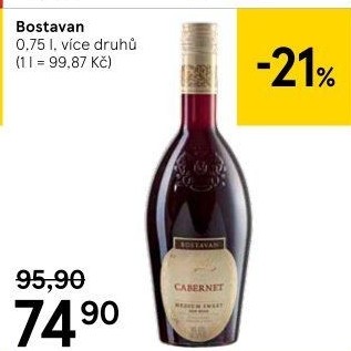 Víno Vinaria Bostavan
