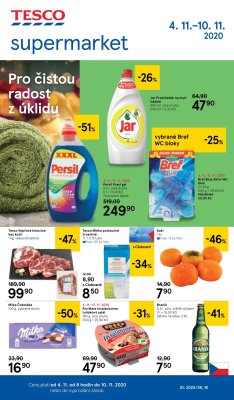 akční leták Tesco 4.11.2020-10.11.2020