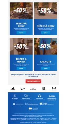 akční leták Sportisimo 2.11.2020-7.11.2020