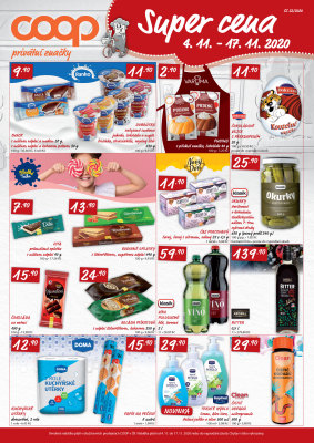 akční leták COOP 4.11.2020-17.11.2020