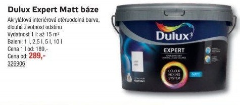 Barva interiérová Expert Matt Dulux