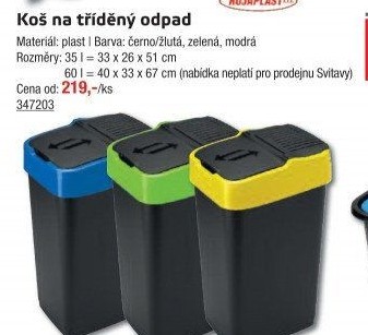 Koš na tříděný odpad Heidrun