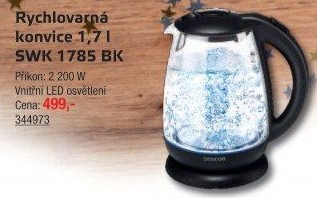 Rychlovarná konvice Sencor SWK 1785BK