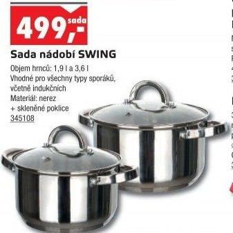Sada nerez nádobí Swing Banquet