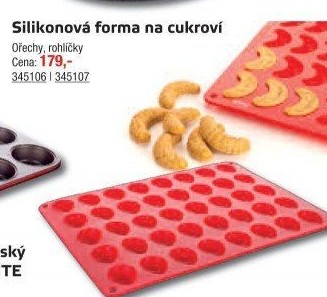 Silikonová forma na ořechy Culinaria Banquet