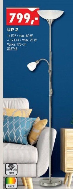 Stojací lampa UP2 Eglo