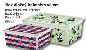 Úložný box s víkem Kis