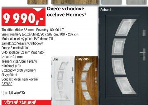 Vchodové dveře ocelové