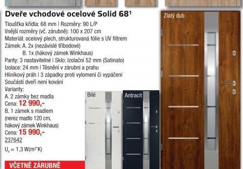 Vchodové dveře ocelové