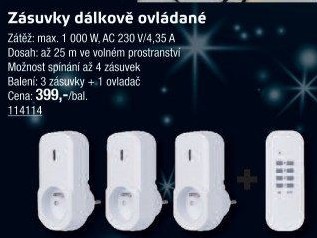 Zásuvka na dálkové ovládání Emos
