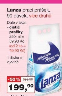 Prací prášek Lanza