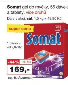 Tablety do myčky Somat